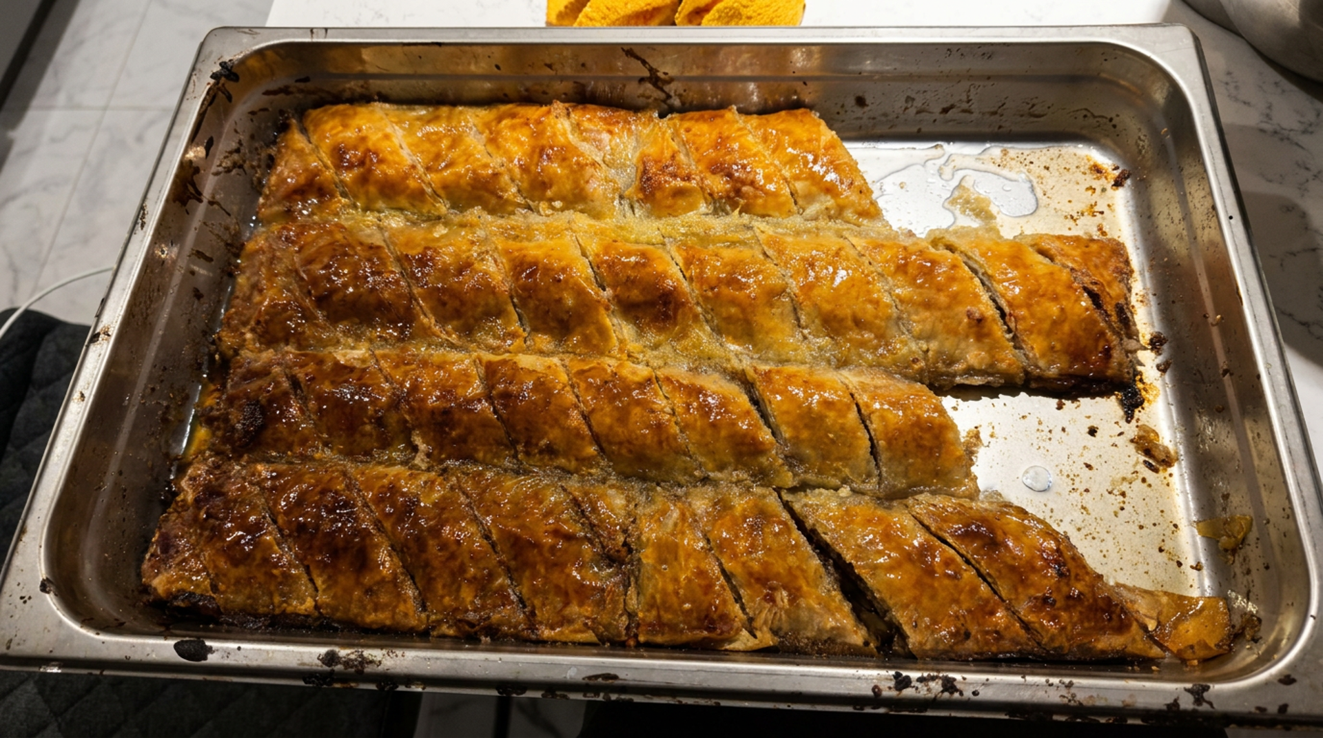 Baklava and the sweets case